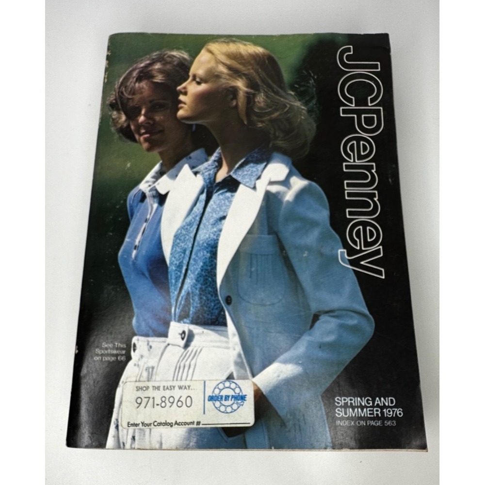 Vintage JCPenney Catalog Spring summer 1976  1154 pages
